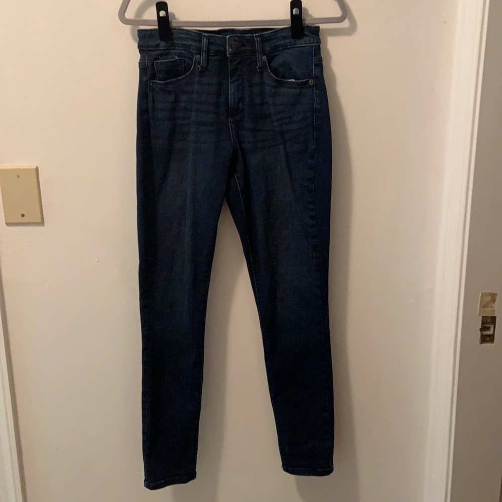 Dark blue jeans